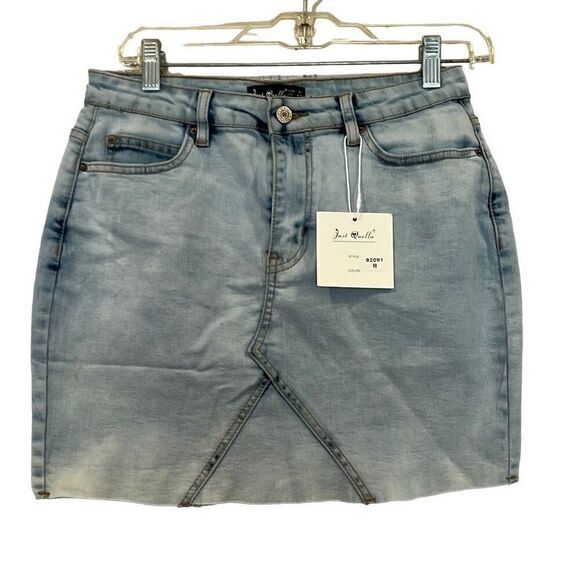 Just Quella Denim Jean Skirt Sz.M NWT - Picture 1 of 3